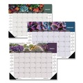 Bulletin Boards | House of Doolittle 121 17 in. x 22 in. 12-Month (Jan-Dec 2026) Recycled Succulent and Cacti Desk Pad Calendar - Multicolor Sheets/Black Corners image number 0