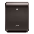 Paper Towel Holders | Tork 771728 12.32 in. x 9.32 in. x 15.95 in. Electronic Hand Towel Roll Dispenser for 7.5 in. Rolls - Black (1/Carton) image number 0