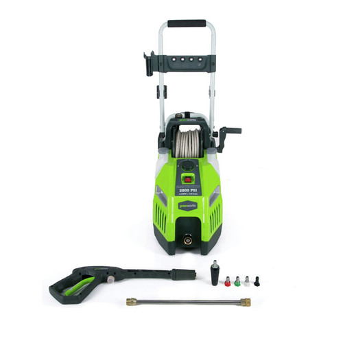 Pressure Washers | Greenworks 5101902 GPW2001 2,000 PSI/1.2 GPM/13 Amp Electric Pressure Washer image number 0