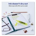 Office Jansan | Avery 24130 HI-LITER Desk-Style Chisel Tip Highlighters - Fluorescent Yellow Ink/Black Barrel (200/Box) image number 6