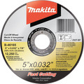 Grinding, Sanding, Polishing Accessories | Makita B-46165-25 5 in. x .032 in. x 7/8 in. Ultra Thin Cut-Off Grinding Wheel (25-Pack) image number 1