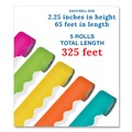 Office & Office Supplies | Carson-Dellosa 145301 2.25 in. x 65 ft. Rolled Scalloped Border Set - Assorted Colors (5/Set) image number 2