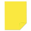 Office Jansan | Astrobrights 21011 8.5 in. x 11 in. 24 lbs. Bond Weight Color Paper - Lift-Off Lemon (500/Ream) image number 1