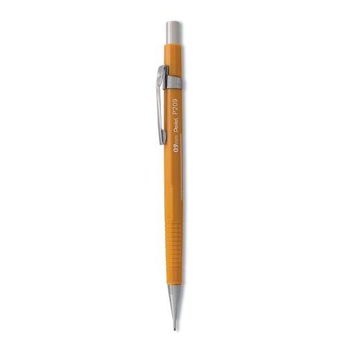 Pentel 0.9 mm HB (#2) Sharp Mechanical Pencil -Black Lead, Yellow Barrel