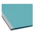 Office Jansan | Smead 81050 8.5 in. x 11 in. 3 in. Capacity Two-Piece Prong Fastener Premium Pressboard Report Cover - Blue image number 2