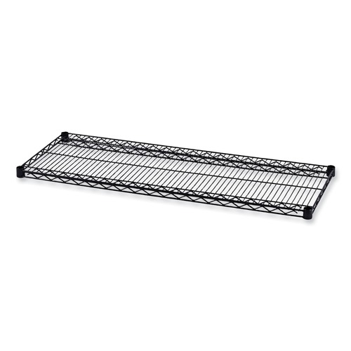 Office Jansan | Alera ALESW584818BL Industrial Wire Shelving 48 in. x 18 in. Extra Wire Shelves - Black (2-Piece/Carton) image number 0