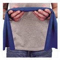 Cooling Gear | Ergodyne 12411 Chill-Its 6601 29.5 in. x 13 in. One Size Fits Most Economy Evaporative PVA Cooling Towel - Blue image number 2