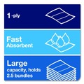 Paper Towels and Napkins | Tork 424824 Advanced 9 x 9.5 1-Ply Multifold Hand Towel - White (16/Carton) image number 8