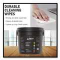 Cleaning Cloths | Gritt Commercial GRI5RW1BCS Surface Care Wipes, 1-Ply, 6 x 8, Fresh Scent, White, 800/Bucket, 4 Buckets/Carton image number 5
