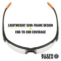 Klein Tools 60161 Professional Semi Frame Safety Glasses - Clear Lens image number 7