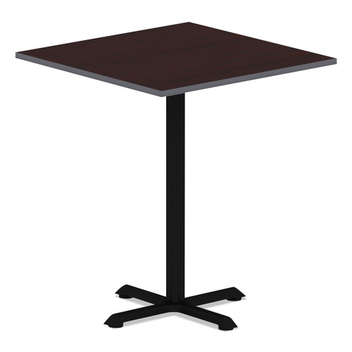 Office Desks & Workstations | Alera ALETTSQ36CM 35.38 in. x 35.38 in. Square Reversible Laminate Table Top - Medium Cherry/Mahogany image number 0