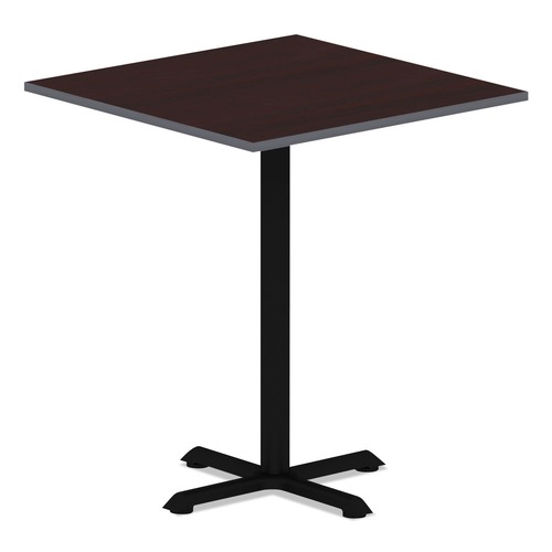  | Alera ALETTSQ36CM 35.38 in. W x 35.38 in. D Square Reversible Laminate Table Top - Medium Cherry/Mahogany image number 0