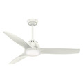 Ceiling Fans | Casablanca 59284 52 in. Fresh White Ceiling Fan with Light Kit image number 0