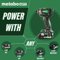 Impact Drivers | Factory Reconditioned Metabo HPT WH18DBDL2M 18V Brushless Lithium-Ion 1/4 in. Cordless Triple Hammer Impact Driver Kit (3 Ah) image number 2