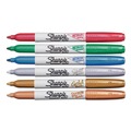 Permanent Markers | Sharpie 2029678 Fine Bullet Tip Metallic Permanent Markers - Blue/Green/Red image number 2