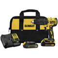 Hammer Drills | Dewalt DCD778C2 20V MAX Brushless Lithium-Ion Compact 1/2 in. Cordless Hammer Drill Driver Kit (1.3 Ah) image number 0