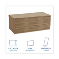 New Year New Savings! Save $25 off $150 | Boardwalk B6210 9 in. x 9-9/20 in. Singlefold Paper Towels - Natural (16/Carton) image number 2