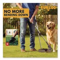 Trash & Waste Bins | Furloo FLO3 37.8 in. Length Dog Pooper Scooper Set with Heavy-Duty Metal Tray, Rake and Spade - Black/Silver image number 2