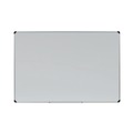  | Universal UNV43735 72 in. x 48 in. Lacquered Steel Magnetic Dry Erase Marker Board - White Surface, Aluminum/Plastic Frame image number 0