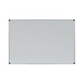  | Universal UNV43735 72 in. x 48 in. Lacquered Steel Magnetic Dry Erase Marker Board - White Surface, Aluminum/Plastic Frame image number 0