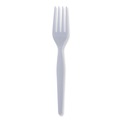  | Boardwalk BWKFORKHW Heavyweight Polystyrene Fork Cutlery - White (1000/Carton) image number 0
