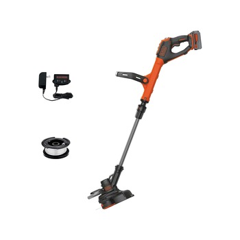 TRIMMERS | Black & Decker LSTE523 20V MAX EASYFEED 2-Speed Lithium-Ion 12 in. Cordless String Trimmer/Edger Kit (3 Ah)