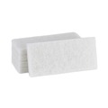 Cleaning Cloths | Boardwalk 8440BWK 4 in. x 10 in. Light-Duty White Pad (20/Carton) image number 0