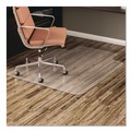 Office Chair Mats | Deflecto CM21112 EconoMat 36 in. x 48 in. Lipped Flat Packed All Day Use Chair Mat for Hard Floors - Clear image number 8