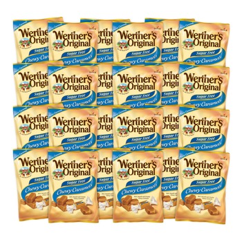 Green Rabbit 1.48 oz Chewy Caramels Sugar-Free (24/Carton)