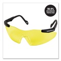 Eye Protection | Ansell KCC19826 Magnum 3G Safety Eyewear - Black Frame, Yellow/Amber Lens (12/Box) image number 2