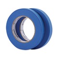 Office Jansan | Universal UNVPT14019 18 mm x 54.8 mm Premium UV-Resistant Masking Tape - Blue (2/Pack) image number 2