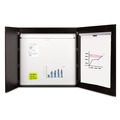  | MasterVision CAB01010143 Ebony Classic 48 in. x 48 in. 3-In-1 Conference Cabinet/Magnetic Dry-Erase Board image number 1