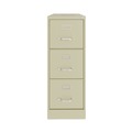 Office Filing Cabinets & Shelves | Alera 26120 15 in. x 22 in. x 40.19 in. Letter-Size 3-Drawer Economy Vertical File - Putty image number 0