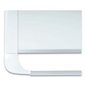 Office & Office Supplies | MasterVision MVI270205 Gold Ultra 72 in. x 48 in. Magnetic Dry Erase Boards - White Lacquered Steel Surface, White Aluminum Frame image number 3