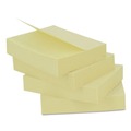  | Universal UNV35668 3 in. x 3 in. Self-Stick Note Pads - Yellow (12/Pack) image number 1