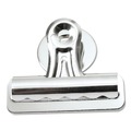 Office Jansan | Universal UNV31261 Bulldog Magnetic Clips - Medium, Nickel (12/Pack) image number 2