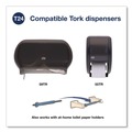 Cleaning & Janitorial Supplies | Tork 1102910 Advanced High Capacity Bath Tissue Septic Safe 1-Ply White 2,000 Sheets 36 Rolls/Carton image number 5