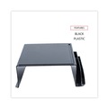 Office Jansan | Universal UNV08116 12-1/4 in. x 10-1/2 in. x 5-1/4 in. Telephone Stand and Message Center - Black image number 5