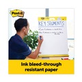 Office Jansan | Post-it Easel Pads Super Sticky 563 DE 20 in. x 23 in. Tabletop Easel Pad with Self-Stick Sheets and Dry Erase Board - White (20 Sheets/Pad) image number 4