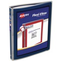 Customer Appreciation Sale - Save up to $60 off | Avery 15766 8.5 in. x 11 in. 3 Round Ring 0.5 in. Capacity Flexi-View Binder - Navy Blue image number 0