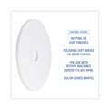  | Boardwalk BWK4020WHI 20 in. Diameter Polishing Floor Pads - White (5/Carton) image number 4