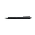 | Universal UNV15510 1 mm Black Barrel Retractable Ballpoint Pens - Medium, Black (1 Dozen) image number 3