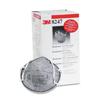 3M R95 Particulate Respirator with Nuisance-Level Organic Vapor Relief - One Size Fits All (20/Box)