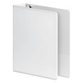 Wilson Jones W363-49WAPP1 Heavy-Duty 3 Ring 3 in. Capacity 11 in. x 8.5 in. Round Ring View Binder with Extra-Durable Hinge - White image number 1