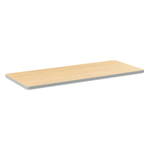 Office Desks & Workstations | HON HETR2460E.N.D.K Build 60 in. x 24 in. x 1.13 in. Rectangle Shape Table Top - Natural Maple/Platinum image number 0
