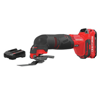 Factory Reconditioned Craftsman 20V Variable Speed Lithium-Ion Cordless Oscillating Tool Kit (2 Ah)