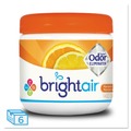 Cleaning & Janitorial Supplies | BRIGHT Air BRI 900013 14 oz. Jar Super Odor Eliminator - Mandarin Orange and Fresh Lemon (6/Carton) image number 1