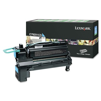 Lexmark 20,000 Page-Yield Return Program Extra High-Yield Toner - Cyan