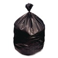 Trash Bags | Boardwalk Z8048WKKR01 40 in. x 48 in. 45 gal. 22 mic High-Density Can Liners - Black (150/Carton) image number 2