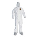 Office Jansan | Ansell 48975 A45 Liquid/Particle Protection Surface Prep/Paint Coveralls - 2X-Large, White (25/Carton) image number 0